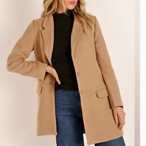 BB Dakota Whiskey Business Twill Coat in Camel, Size XS